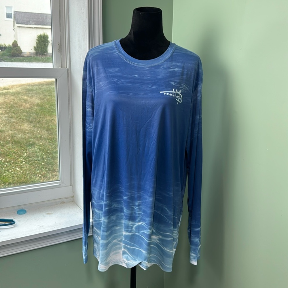 Reel life blue UV sun shirt XXL